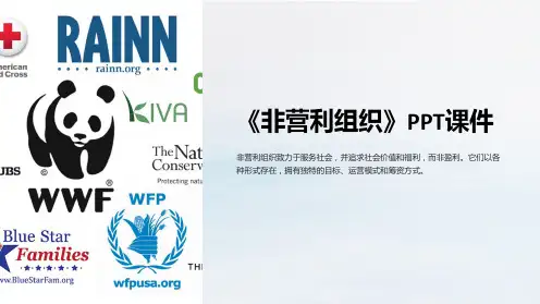 《非营利组织》课件