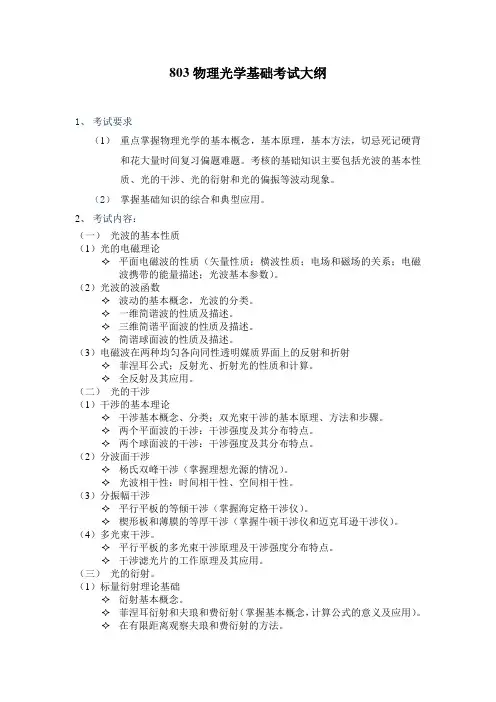 803物理光学基础