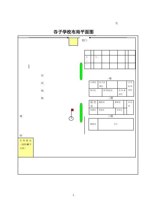 学校布局平面图