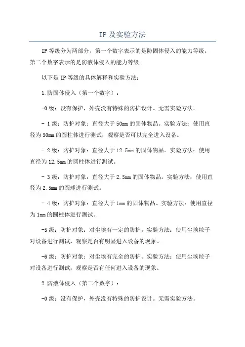 IP及实验方法