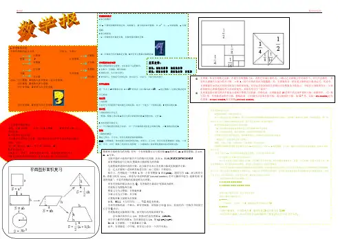 数学手抄报