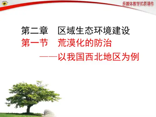 人教版高中地理必修3第二章 区域生态环境建设第一节 荒漠化的防治――以我国西北地区为例课件