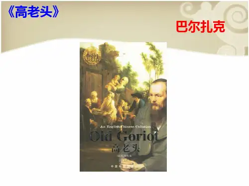 名著导读《高老头》课件