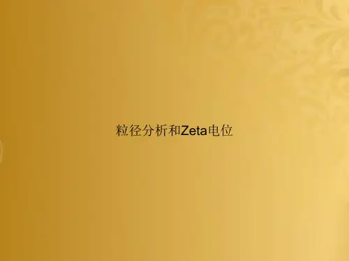 粒径分析和Zeta电位