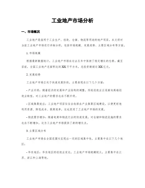 工业地产市场分析