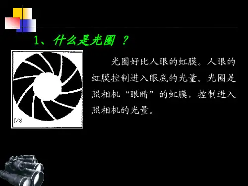 摄影第二讲.光圈(精选PPT)