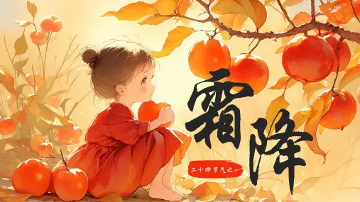 中国传统二十四节气之霜降英文介绍