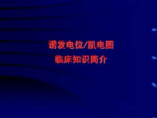诱发电位肌电图临床知识简介.ppt66页PPT