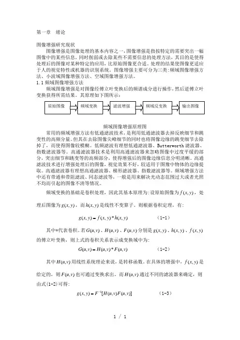 图像增强理论word版