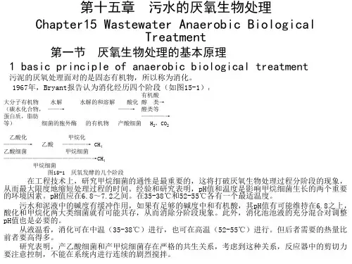 污水厌氧生物处理及污泥处置