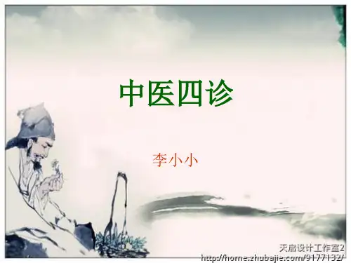 中医的四诊详解PPT课件