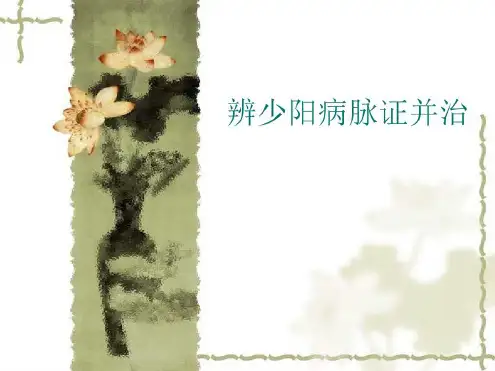 伤寒论-少阳病篇-七版-2022年学习资料