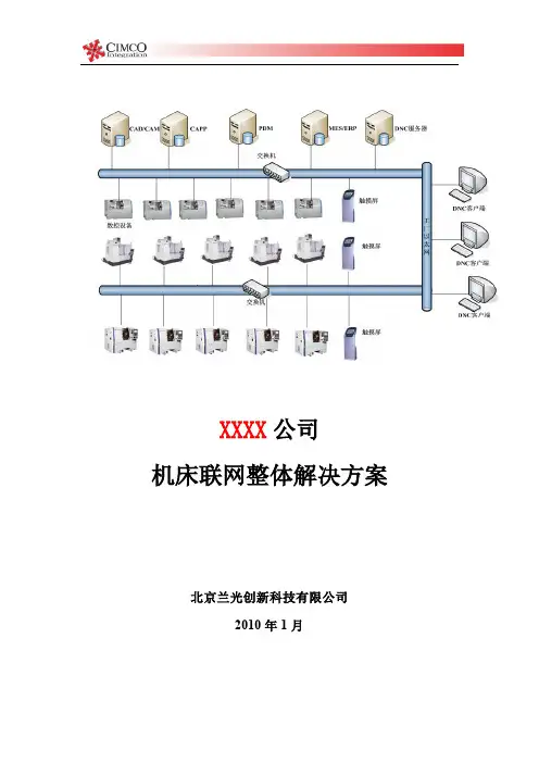 CIMCO DNC数控机床联网解决案例