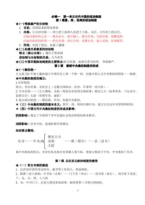 历史必修一