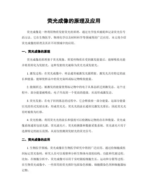荧光成像的原理及应用
