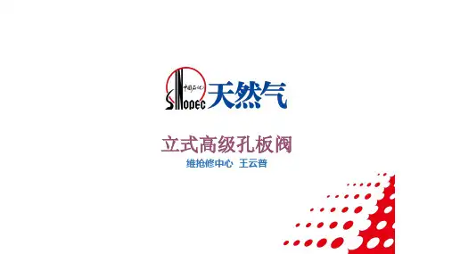 立式高级孔板阀资料.