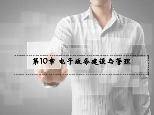 第10章 电子政务系统的建设与管理《电子政务》PPT课件