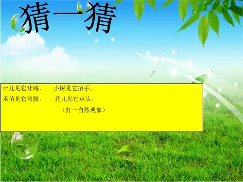 人教部编版语文《风娃娃》PPT优秀课件3