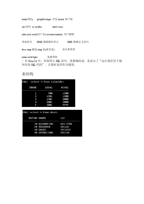 马士兵ocral自学笔记