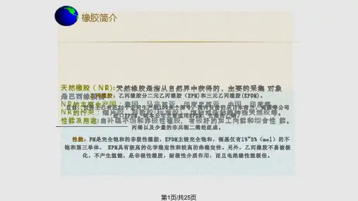 橡胶配合体系及检测PPT课件
