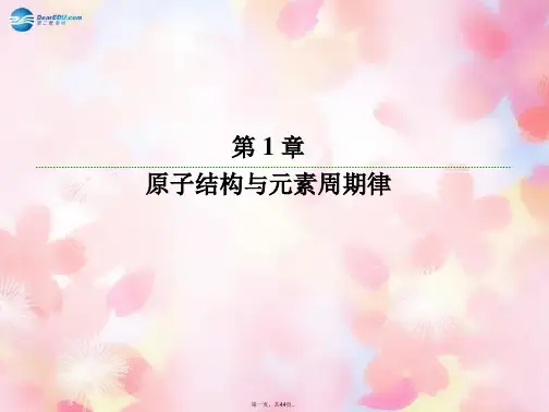 高中化学 1.1.1 原子结构课件 鲁科版必修2