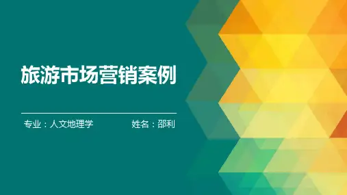 旅游市场营销(PPT30页)