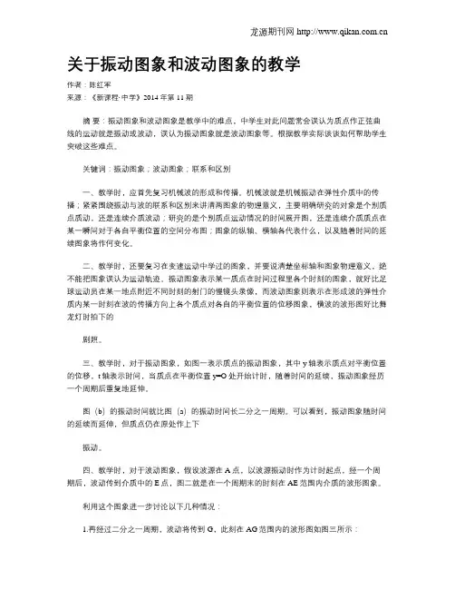 关于振动图象和波动图象的教学