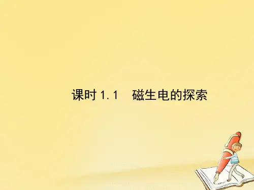 鲁科版高中物理选修3-2教学课件：第1章 1.1
