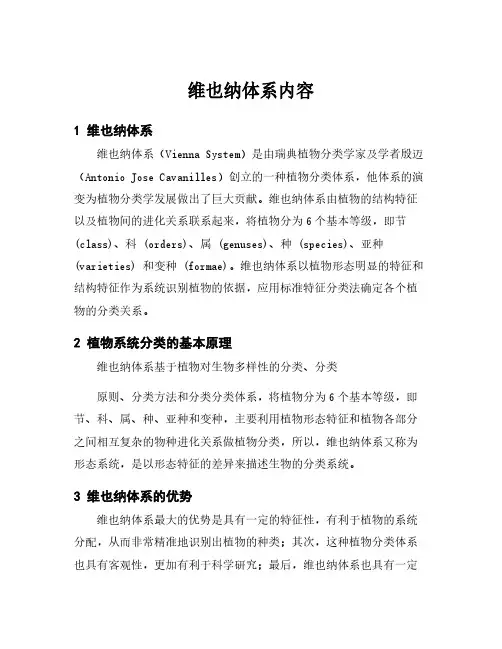 维也纳体系内容