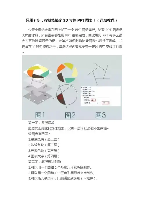 只用五步，你就能搞定3D立体PPT图表！（详细教程）