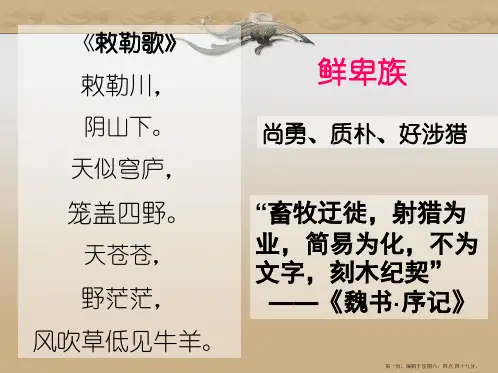 《北魏孝文帝的改革措施》课件(10张PPT)(选修六)精要