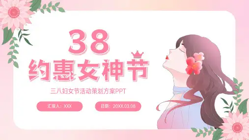 三八妇女节女神节活动策划PPT