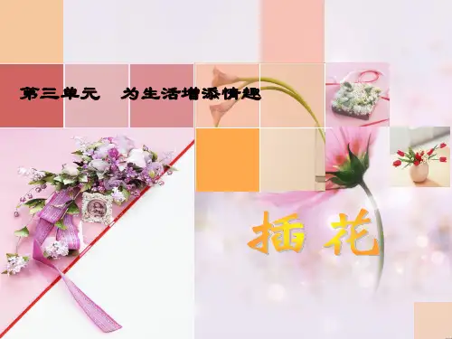 《插花》(人教版八年级下册美术ppt)(共26张PPT)