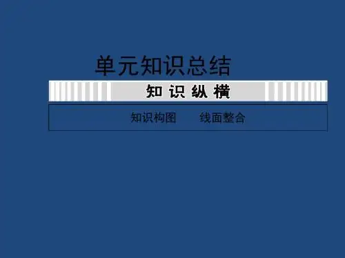 2019届高考生物大一轮复习资料：第七单元单元知识总结