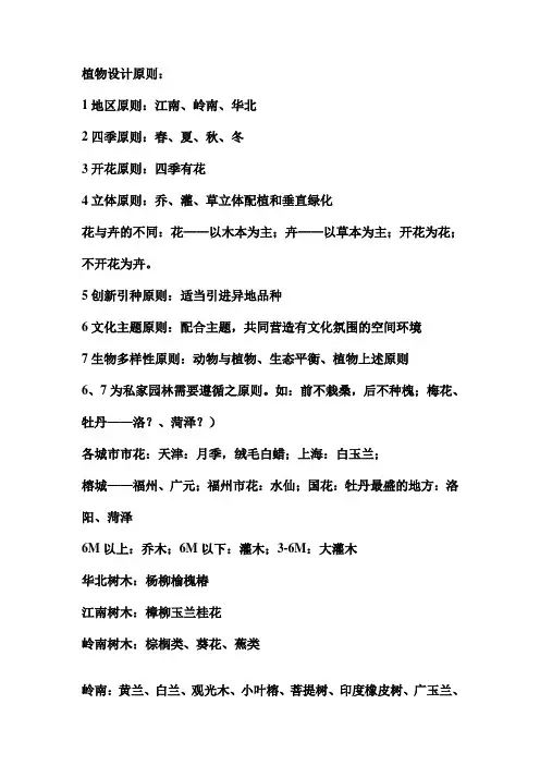 景观设计原理考研笔记