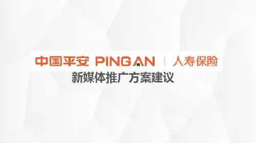 中国平安人寿保险新媒体推广方案