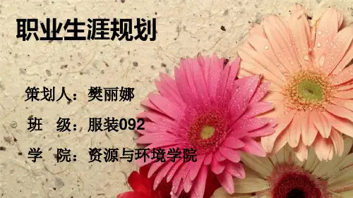 2024年职业生涯规划书ppt