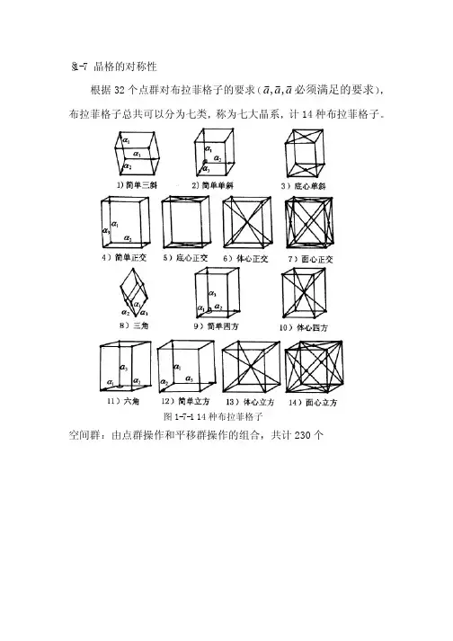 固体物理学讲义