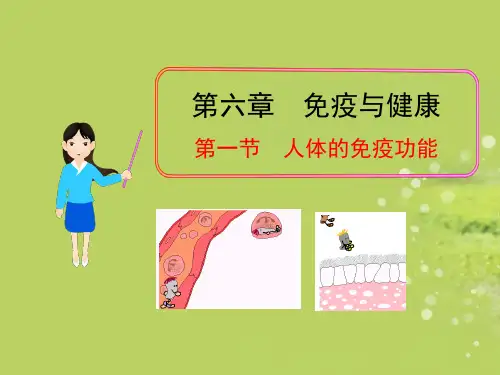 初中生物  人体的免疫功能2 济南版精品课件