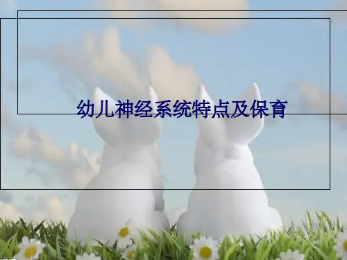 幼儿神经系统特点及保育ppt