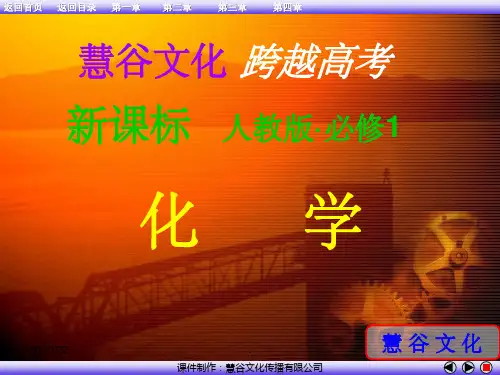 人教版高中化学必修一全册完整ppt课件