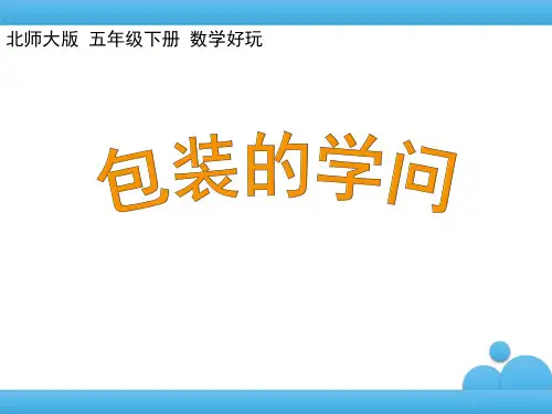 《包装的学问》课件