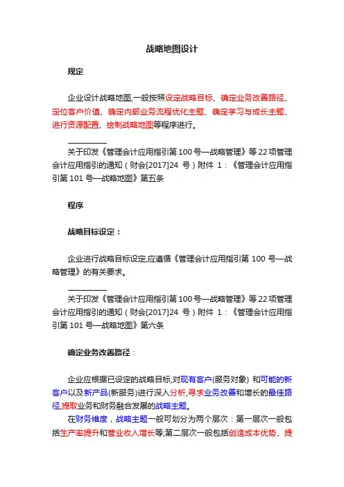 战略地图设计