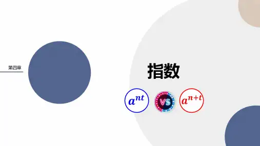 新教材人教A版第四章4.1指数课件(23张)