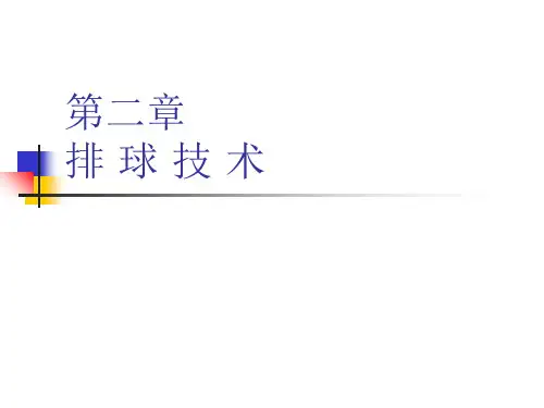 二章排球技术