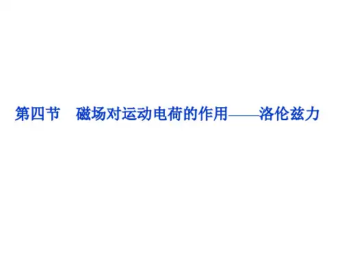 高二物理洛伦兹力