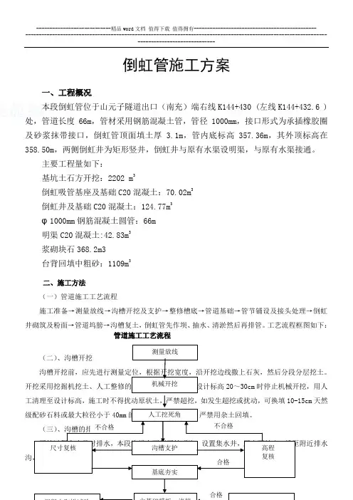 倒虹管施工方案