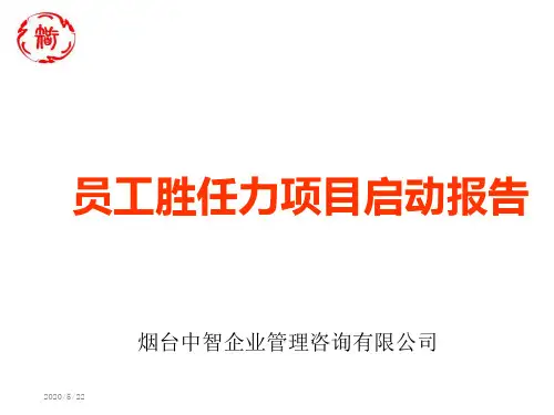 某公司胜任力咨询项目启动报告