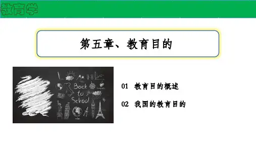教育目的(课件)