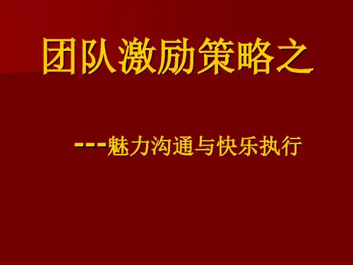 魅力沟通77页PPT
